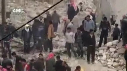 Syrian rocket attack on Aleppo kills 20