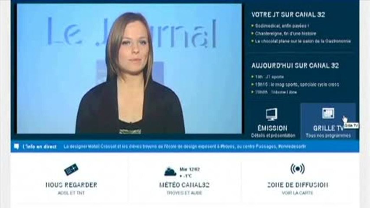 Le nouveau visage de Canal32.fr (Troyes)