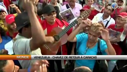 Venezuela : Chavez de retour à Caracas