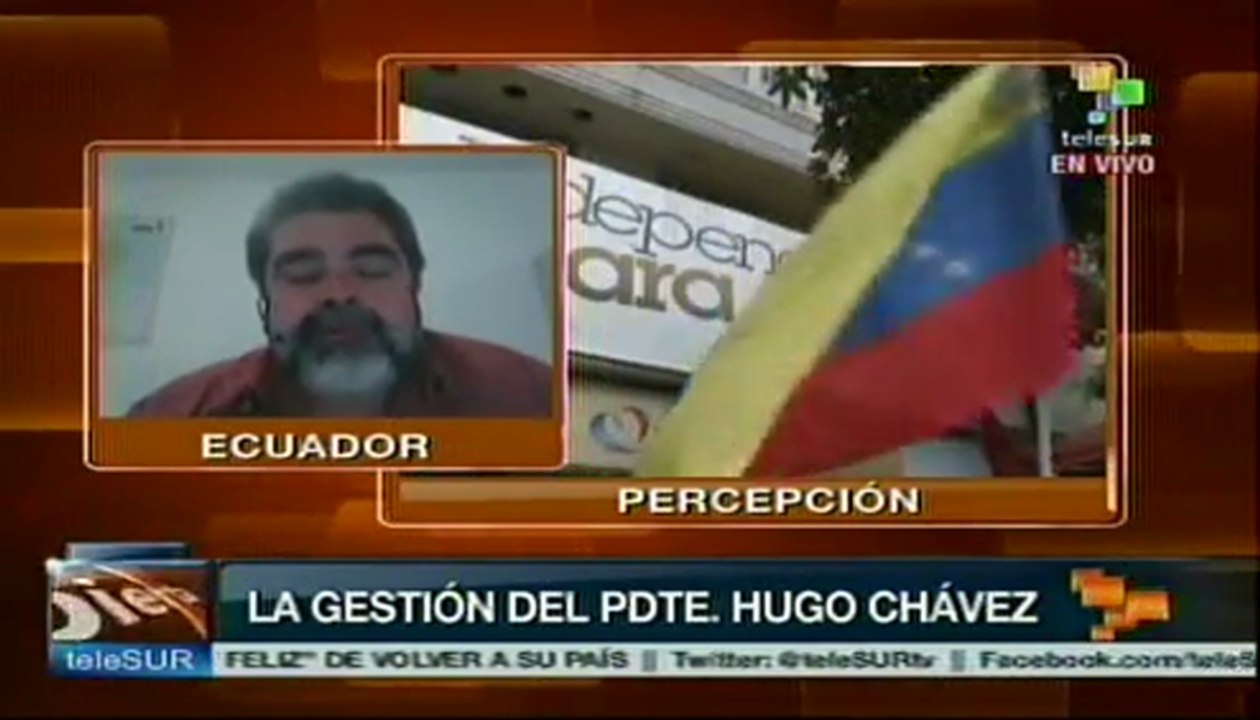 Gestión de Chávez es bien vista por la población: Campos