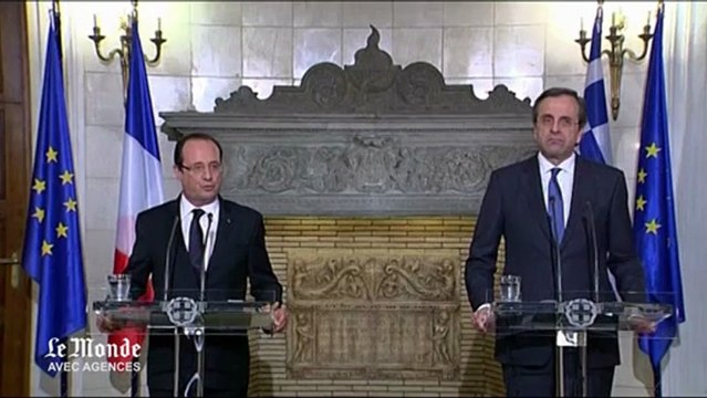 Hollande rend hommage aux sacrifices des Grecs