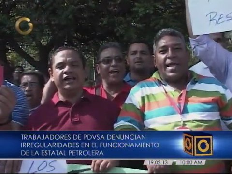 Protestan trabajadores de Pdvsa Zulia para denunciar irregularidades