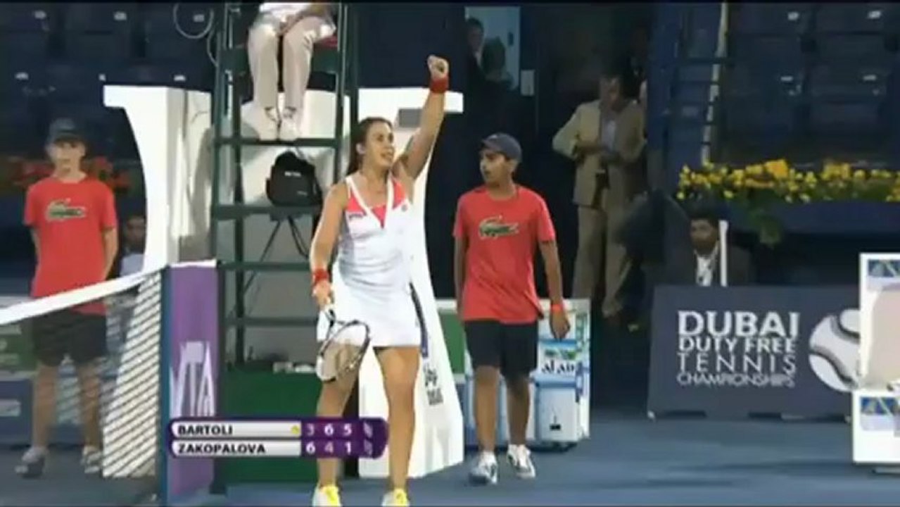 Dubai: Nach der Trainer-Trennung Bartoli mit viel Mühe