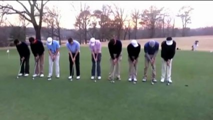 Golf - 9 putts, 1 trou