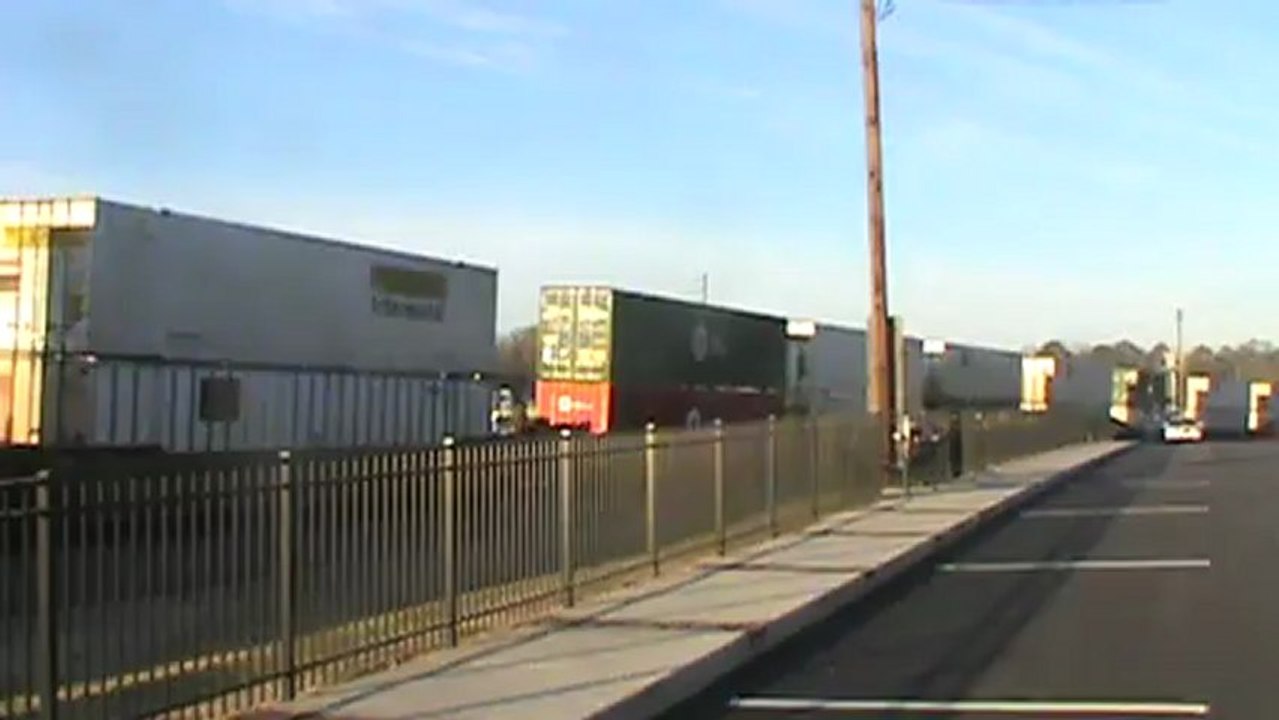Norfolk Southern stack train out of Whitaker Yard
