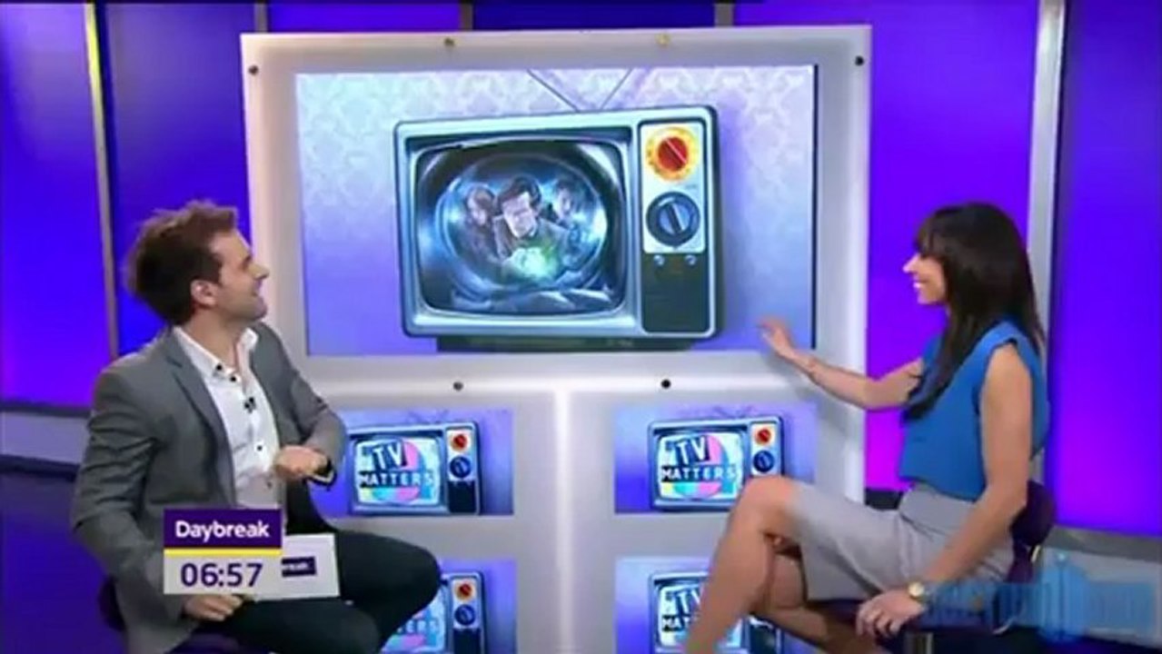Doctor Who's Matt Smith & Karen Gillan Interviewed on Daybreak from Series 6 Premier