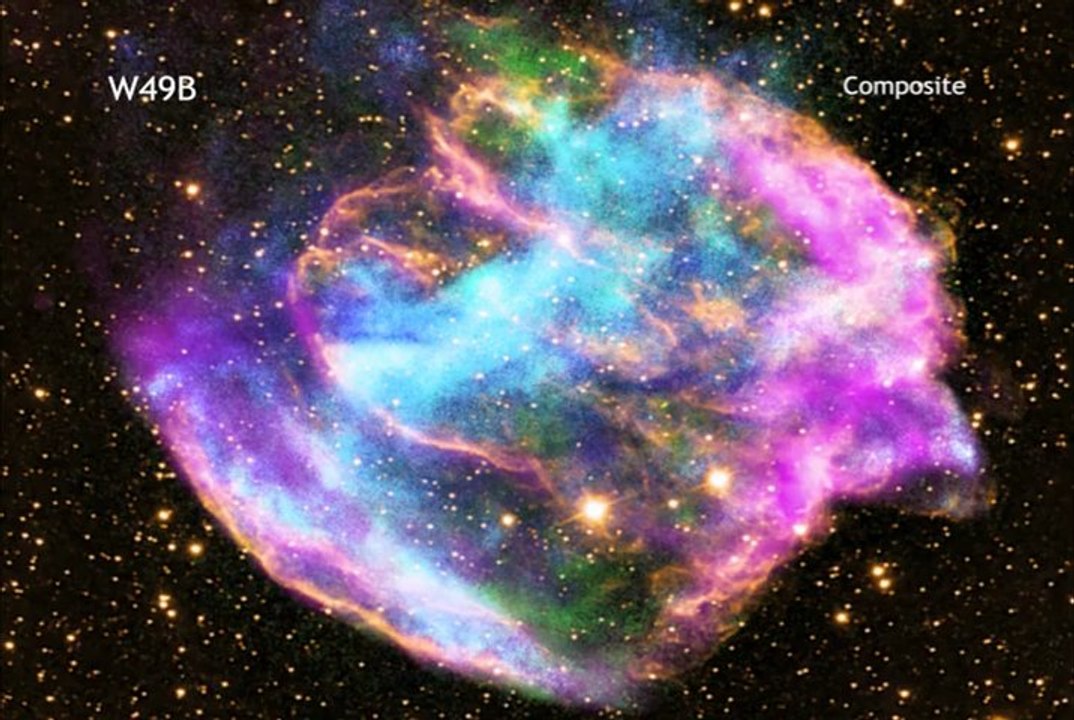 Youngest Black Hole Created by Doomed Rotating Star