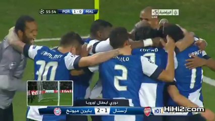 هدف موتينيو - بورتو × ملقا