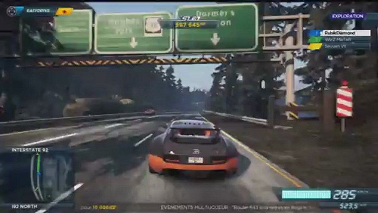 Need for speed most wanted en live avec Seyven et wizz mister