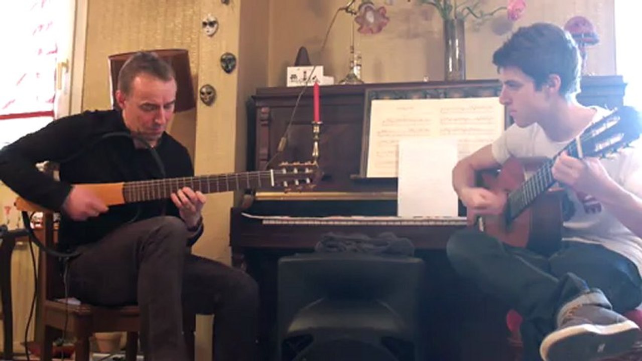 Concert de guitare chez françoise