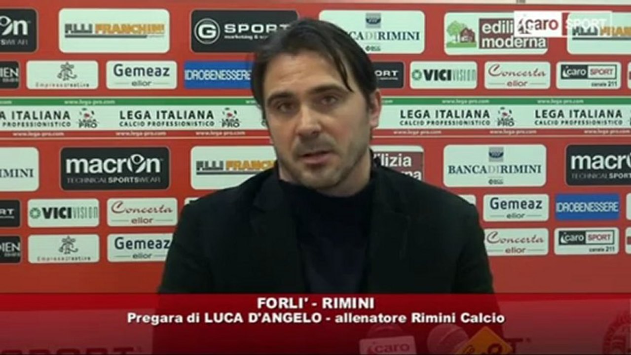 Icaro Sport. Forlì-Rimini, il pregara di Luca D'Angelo