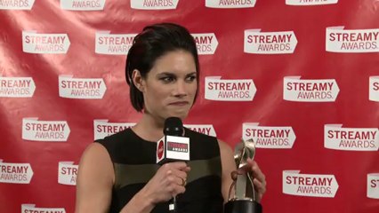 Streamys 2013 Backstage Interview Missy Peregrym