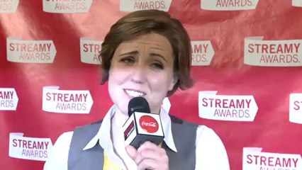 Streamys 2013 Hannah Hart Backstage Interview