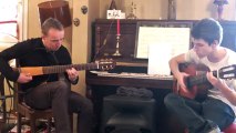 Concert de guitare chez françoise