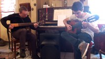 Concert de guitare chez françoise