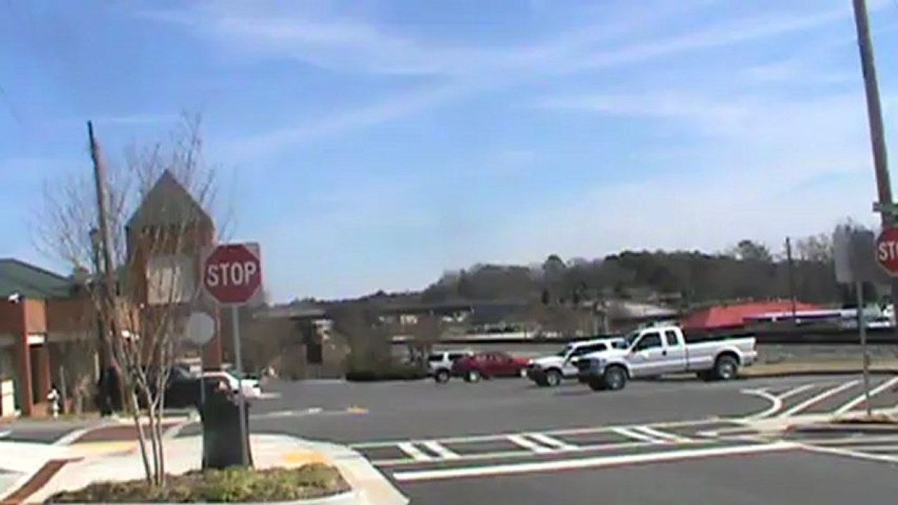 Union Pacific stack train east through Austell Ga.