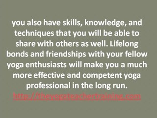 Reach Out To Fellow Yoga Enthusiasts