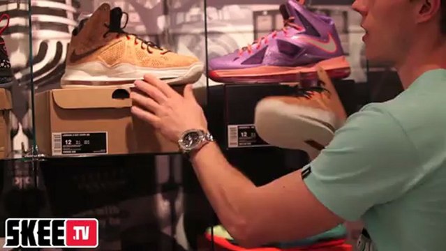 Skee Locker: Nike Lebron X Corks unboxing and review w/ bonus Air Jordan III Bright Crimson
