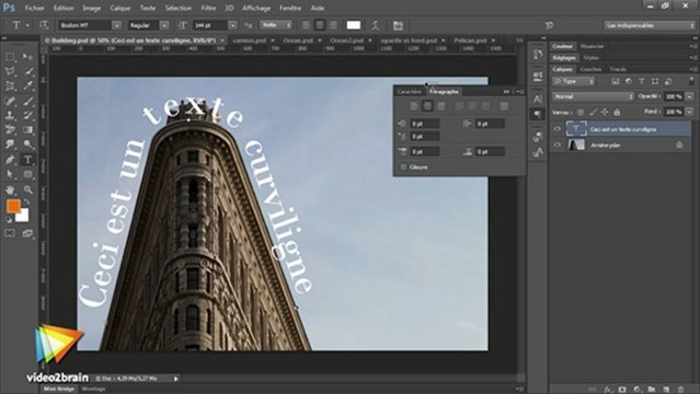 video2brain - Atelier pratique avec Photoshop : Le texte