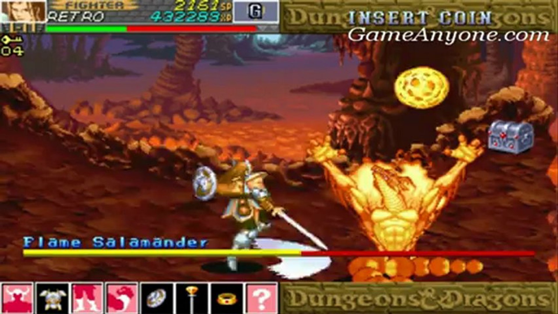 [CVSK] Dungeons & Dragons: Shadow Over Mystara (Arcade) [HD] Part 10: Flame Salamander