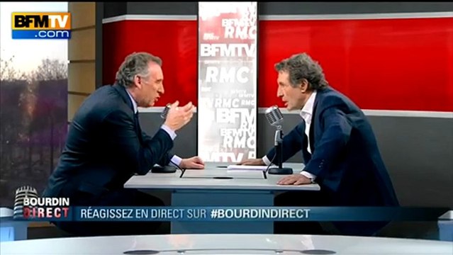 François Bayrou, invité de Bourdin Direct sur BFMTV/RMC - 190213