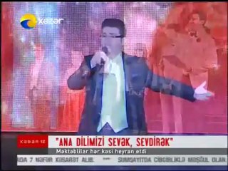 Ana dilimizi sevək sevdirək müsabiqəsi Xəzər TV