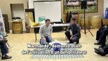 Marmande: démonstration de défibrillateur à l'OMS