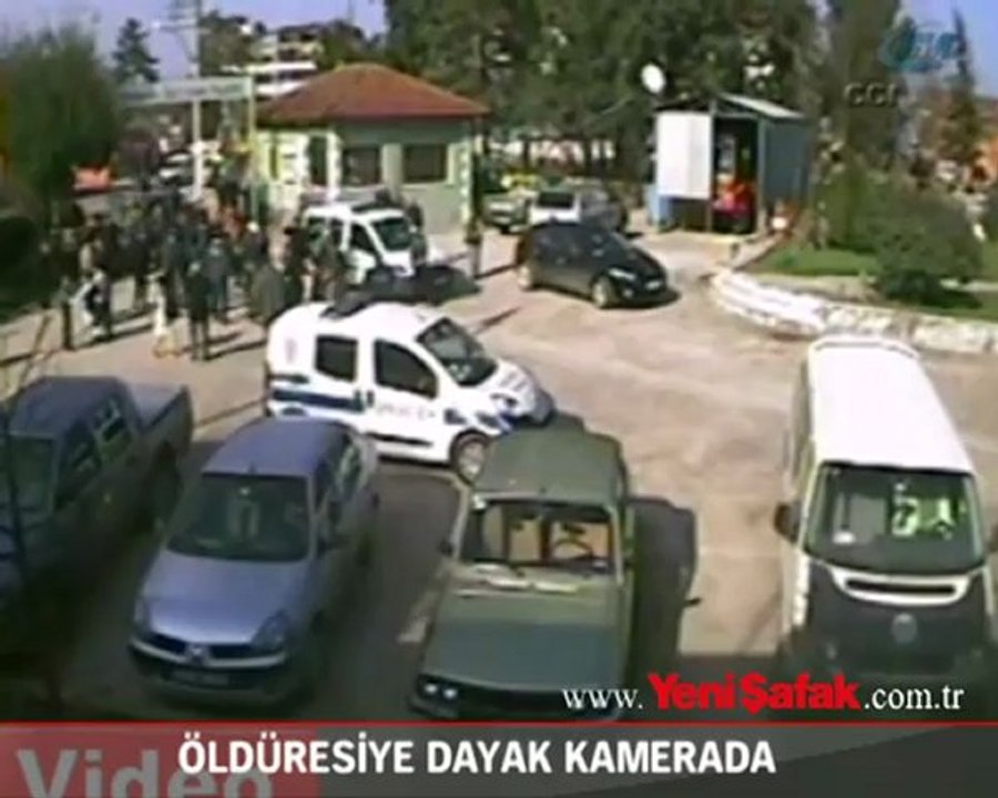 Öldüresiye dayak kamerada