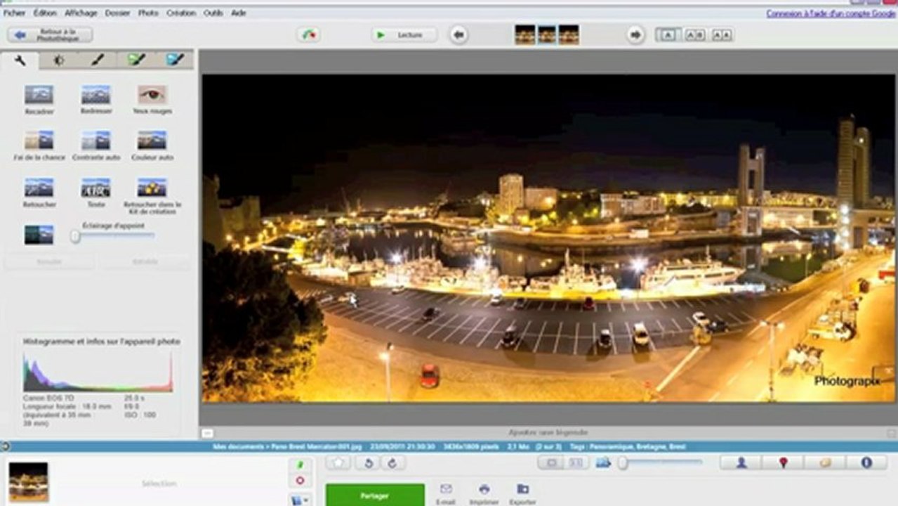 Mettre un filigrane avec Picasa