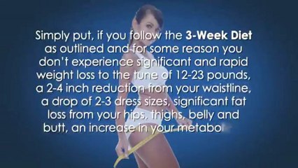 3 Week Diet Video Review - SCAM or Not?