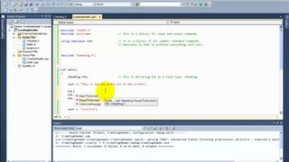 Object Oriented Programming Microsoft Visual C++ Lecture 2 Create Header File