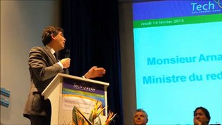 Arnaud Montebourg découvre Techinnov 