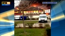 Spectaculaire incendie à Aubervilliers :