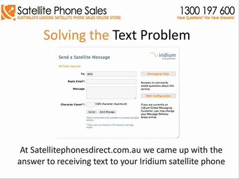Am I Able To Receive Sms With My Iridium9575 Satellite Phone