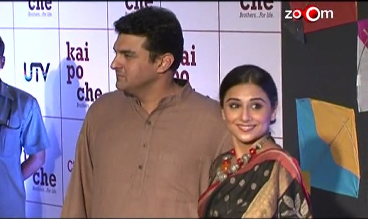 Bollywood stars at the screening of 'Kai Po Che'