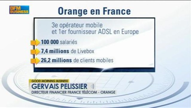 Les résultats de France Telecom / Orange : Gervais Pellissier - 20 février - Good Morning Business