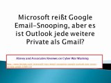 Microsoft reißt Google Email-Snooping, aber es ist Outlook jede weitere Private als Gmail