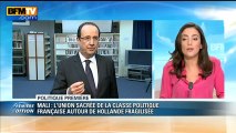 Politique première : François Hollande ne veut pas faire naître l'idée d'un enlisement au Mali - 20/02