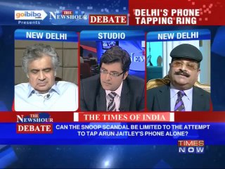 The Newshour Debate: Is the phone tapping limited to Arun Jaitley's phone alone?