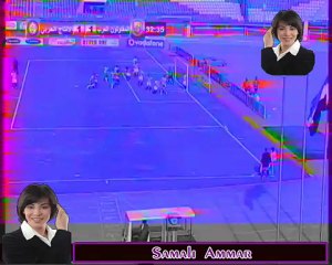 هدف التعادل لانتاج الحربى 1 - 1 المقاولون ىالعرب سامسون