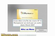 Tutoriel WORD 2007: Cours N°12 Remplacer un mot par un autre