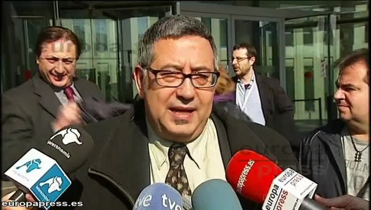 Concentración contra tasas judiciales en Barcelona