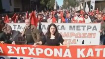 Grève générale en Grèce : au moins 35 000 personnes à Athènes