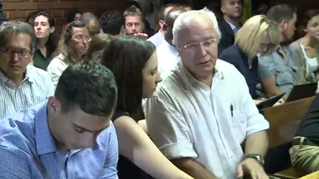 Images du deuxième jour de procès, mercredi 20 février à Prétoria