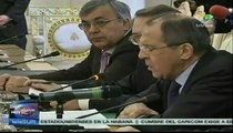 Conflicto sirio no se puede resolver con la fuerza: Lavrov
