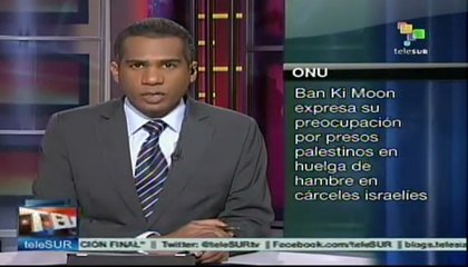 Ban Ki-moon preocupado por presos en huelga de hambre