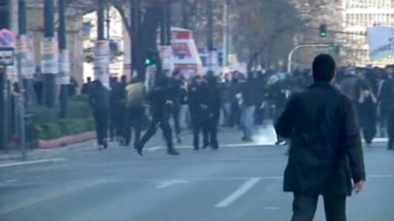Austerity clashes in Greece
