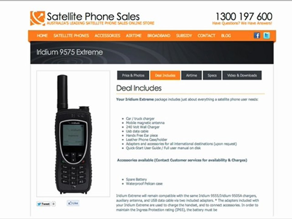 Can I use my iridium 9575 for the Internet