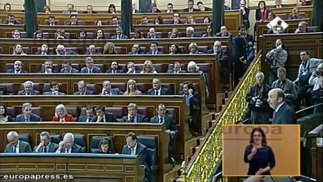 Rubalcaba: Rajoy mintió para ganar las elecciones