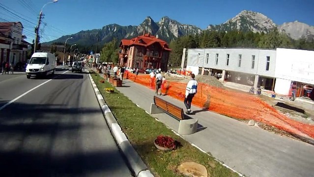 Aventuri pe bicicleta - Tura MARE - Urcarea cu jeepu': Telecabina Busteni - Telecabina Babele